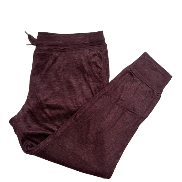 WOMEN'S MEMBER'S MARK SHERPA LINED FLEECE JOGGER HEATHER CURRENT SIZE M - Picture 3 of 4